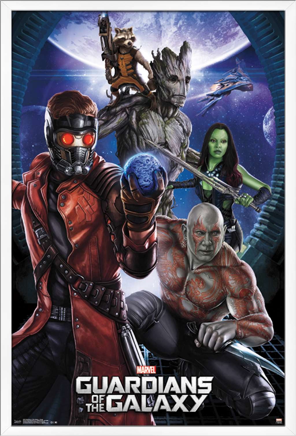 MCU Guardians of the Galaxy Group Poster MCU Guardians of the Galaxy Group Poster