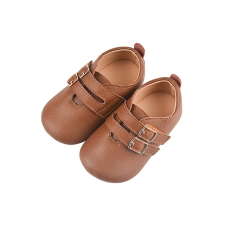 

Gomelly Girl Flats Ankle Strap Princess Shoe Comfort Mary Jane Slip On Dress Shoes Performance Wedding Coffee (G) 8C