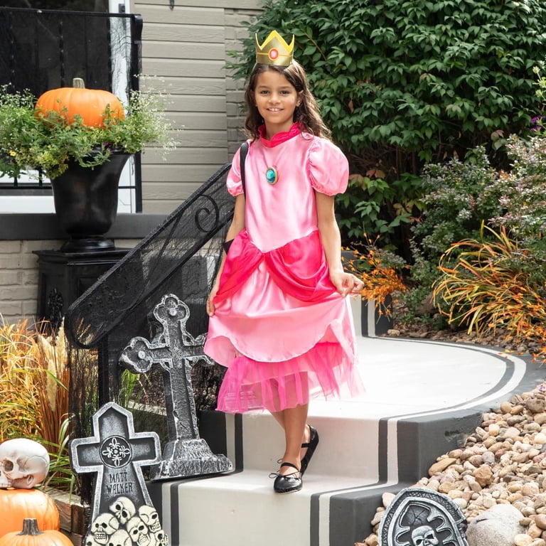 princess peach fancy dress Amazon.com: Disguise Deluxe Women's Princess Peach Costume Dress & Crown