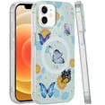 thumbnail image 4 of XPM for Apple iPhone 12 Pro Max Phone Case, Durable Fashion IMD Printed Design TPU Slim Shockproof Protective Case with Stylish Pattern Cover for iPhone 12 Pro Max (Mystic Butterflies), 4 of 6
