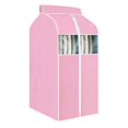 thumbnail image 1 of Bolsa para colgar ropa ZHAOCHENG organizador con ventanas de PVC transparente a prueba de polvo color rosa 60 x 48 x 100 cm, 1 of 4