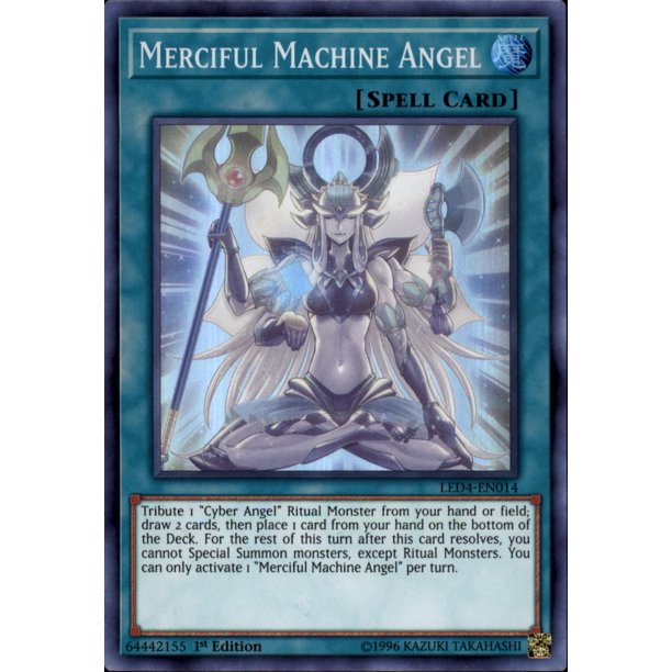 Yu Gi Oh Merciful Machine Angel Led4 En014 Walmart Com Walmart Com