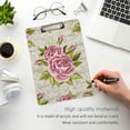 thumbnail image 5 of FMSHPON Roses Flowers Clipboard Hardboard Wood Nursing Clip Board and Pull for Standard A4 Letter 13x9 inches, 5 of 8