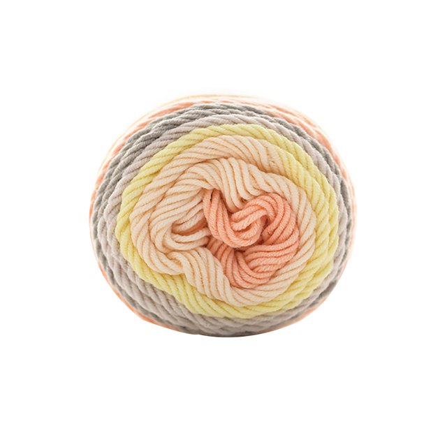 Segmento de hilo de algodón arcoíris de 115g teñido 5 hebras de hilo de algodón de leche DIY tejido a mano sofá cojín almohada hilo Tela de costura y artesanía Primavera Flor Otoño Luna Bearachild HA001410-04