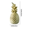 thumbnail image 3 of Vacemry Under $5 Large Golden Pineapple, Modern Home Decor Piece, Living Room Display Ornament, Wine Cabinet Showcase Accent, Desktop Decorative Item, 3 of 6