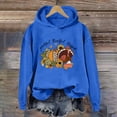 thumbnail image 2 of Thanksgiving Women's Printed Casual Hoodie With Pocket And Adjustable Drawstring, 2 of 3