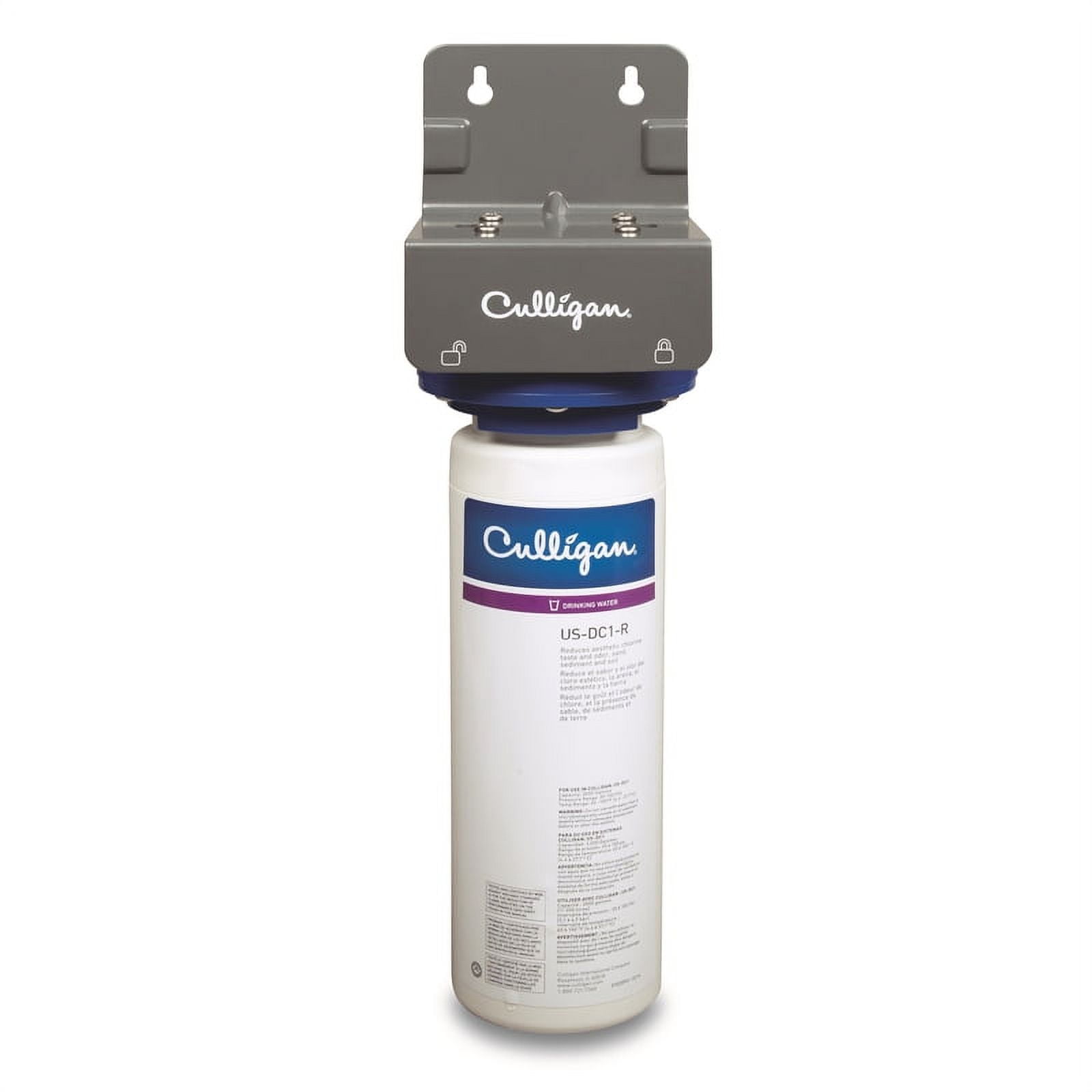 Culligan US-DC-1 Water Filter Housing,13-3/4" H,White