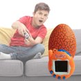 thumbnail image 1 of Juguete De Juego De Mascotas Tumbler Crack Dinosaur Egg Game Electronic Pet Game E-Pet Fun Toy (naranja), 1 of 5