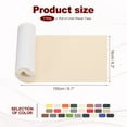 thumbnail image 2 of Uxcell Leather Patches Tape for Furniture, 6.3 x 61 inch Self Adhesive Vinyl Leather Repair Kit, Rice White, 2 of 6