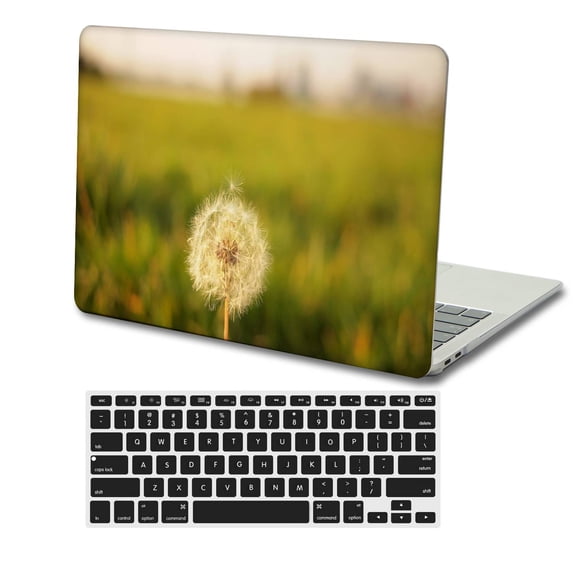 KSK KAISHEK Hard Protective Shell Case Cover Compatible with MacBook Pro 16" 2019-2020 A2141 + Black Keyboard Cover, Flower 0075