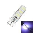thumbnail image 3 of 6 Piezas LED T10 5630 6 SMD W5W W2.1x9.5d 192 194 168 Blanco 12V Luz Lateral De Estacionamiento Amplia Lámpara De Marcadora ., 3 of 4