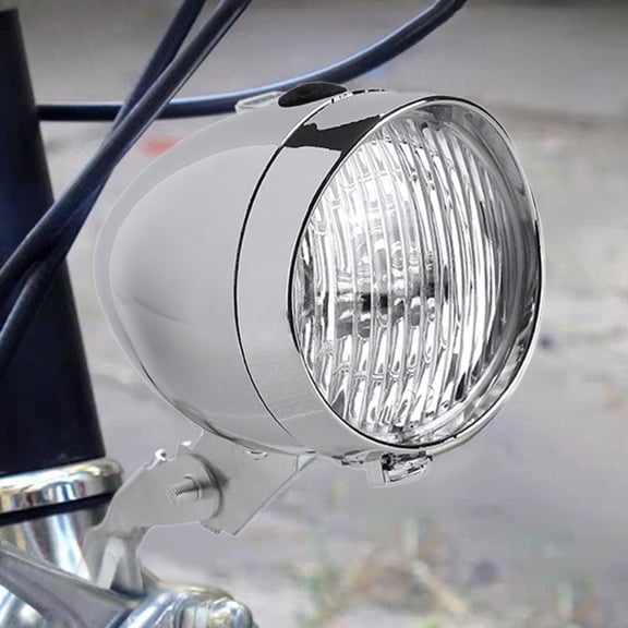 EcoNest Retro Bikes Headlight Rechargeable 3 LED Classic Bikes Light With M Ounting Bracket Stylish Vintage Headlamp For Night Riding And Trips Durable Front Light For Visibility