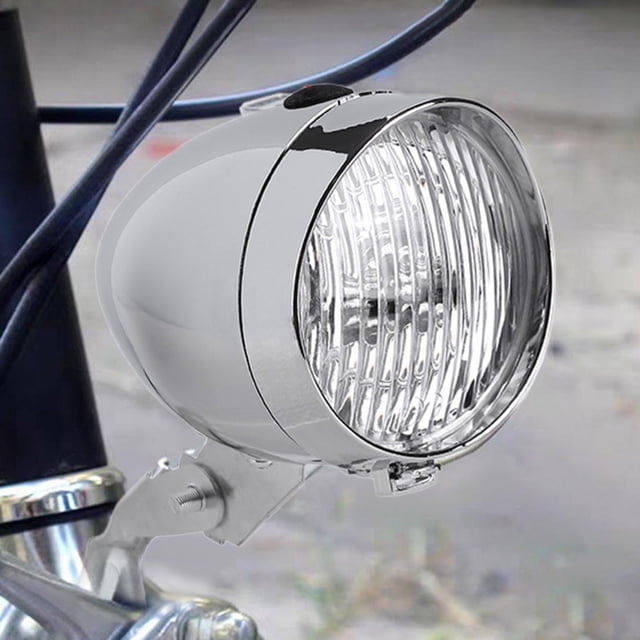 WIFKLSIIPG Retro Bikes Headlight Rechargeable 3 LED Classic Bikes Light with M Ounting Bracket Stylish Vintage Headlamp for Night Riding and Trips Durable front Light for Visibility