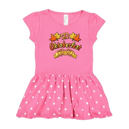 

Inktastic Oktoberfest Pretzels Gift Toddler Girl Dress