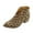 Brown, variant on Fesfesfes Chelsea Boots for Teen Girls Mid Heel Shoes Winter Warm Leopard Fashion Side Zipper Pointed Toe Casual Solid Color 9(42)