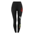 thumbnail image 4 of Christmas Leggings for Women Stretchy High Waist Cute Graphic Print Slim Leg Butt Lifting Athletic Workout Yoga Pants(Black,L), 4 of 4