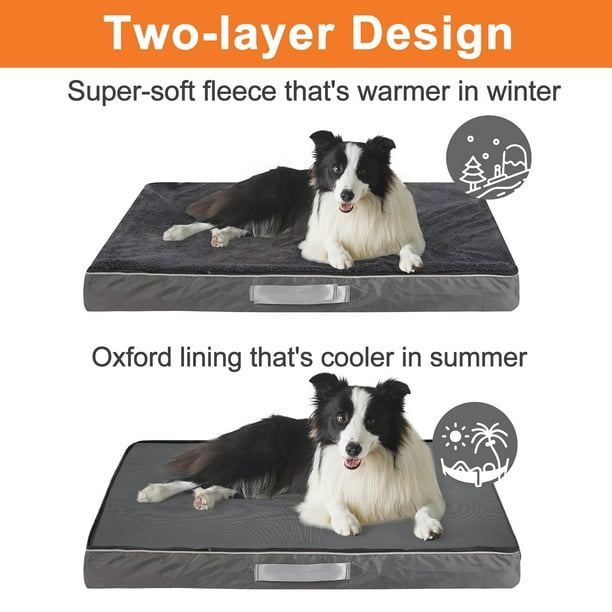 Extra large dog bed for 2 dogs hot sale