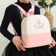 thumbnail image 4 of gcong Stylish Ballerina Dance Backpack For Cute Cartoon School Bag And Shoulder Storage For Daily Use Pink, 4 of 8