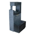 thumbnail image 3 of Northlight 35.5" Black and Gold Modern Outdoor Garden Water Fountain, 3 of 4