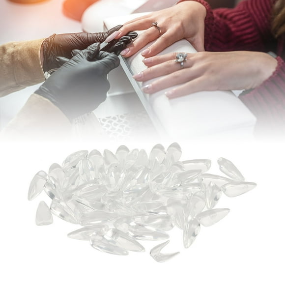 Glass Nail Polish Color Card, Practice Skills 50Pcs Professional Easy Selection Nail Color Display Tips Pointed Safe for Pedicure
