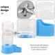 thumbnail image 5 of 2 piezas dispensador de agua bebedero para pájaros accesorios para jaula de pájaros comedero para pájaros contenedor de agua de plástico, 5 of 6