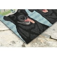 thumbnail image 2 of Frontporch Salty Dogs Rug-Color:Blue/Black,Size:30"Lx20"Wx0.375"H, 2 of 2