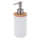 thumbnail image 2 of Dispensador de jabón de cerámica de 400 ml, estilo nórdico, dispensador de loción para cocina y baño, color blanco, 2 of 4