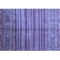 thumbnail image 1 of Ahgly Company Indoor Rectangle Southwestern Blue Country Area Rugs, 2' x 4', 1 of 4