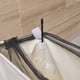 thumbnail image 3 of Cesta de lavandería delgada con ruedas, 2 compartimentos con ruedas universales y asa, plegable, de Abody Beige, 3 of 7