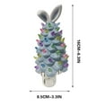 thumbnail image 3 of Easter Bunny Night Light Clearance Easter Bunny Desktop Statue Decor Bunny Tree Easter Decorations for Indoor Spring Home Bedroom Office Dcor Tabletop Bunny Tree Gnome Houses, 3 of 5
