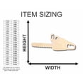 thumbnail image 2 of Unfinished Wood Chainsaw Shape - Tool - Craft - up to 46" DIY 10" / 1/8", 2 of 3