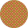 thumbnail image 1 of Ahgly Company Indoor Round Patterned Bee Yellow Area Rugs, 7' Round, 1 of 6
