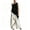 Black, variant on Women's Off Shoulder Sleeveless Cotton Linen Top, Asymmetric Hem Single Shoulder Blouse with Irregular Design, Casual Summer Daily Wear for Beach or Street Style Black L