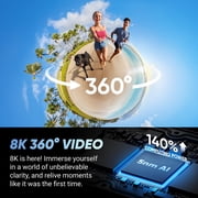 Insta360 X4 8K Waterproof 360 Action Camera Action Bundle
