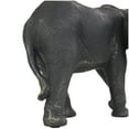 thumbnail image 5 of 10" x 7" Bronze Polystone Elephant Sculpture with Gold Detailing, by DecMode, 5 of 10