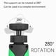 thumbnail image 4 of Yuarrent Foco portátil USB Luz de trabajo 5 modos recargable COB LED Lámpara de trabajo delgada Linterna Luz de trabajo al aire libre Iluminación novedosa negro y verde Yuarrent HA026290-01, 4 of 5