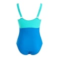 thumbnail image 4 of Ramiter One Piece Swimsuit Women Women's Swimwear Solid Underwire Bra Adjustable Halter Tie One Piece Swimsuit(Sky Blue,XL), 4 of 9
