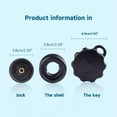 thumbnail image 6 of DXAB Motorcycle Security Motorcycle Anti-theft Lock Knob for Smartphone,Camera Stand, 6 of 11