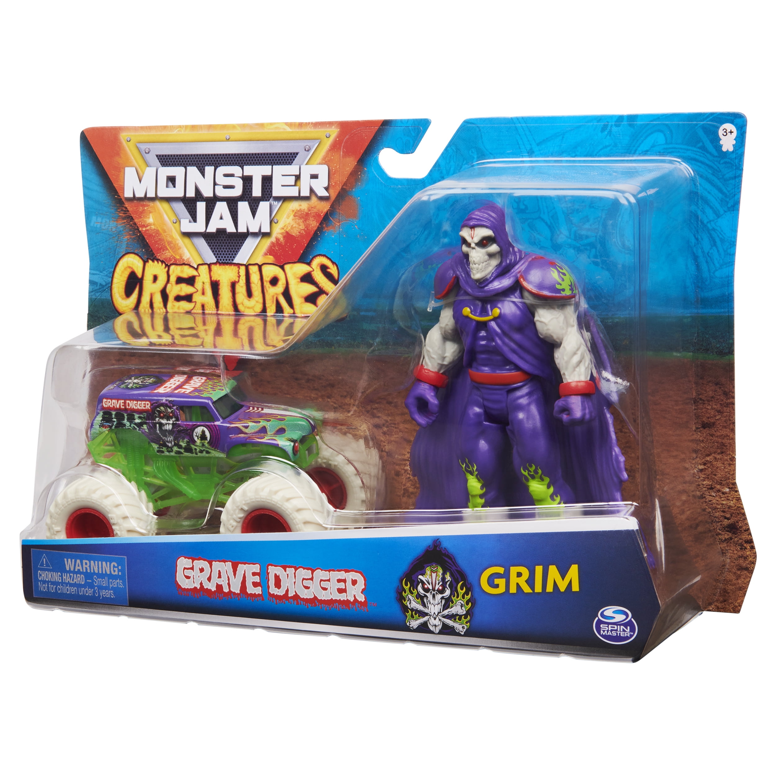 spin master monster jam grave digger