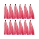 thumbnail image 4 of 12 señuelos de pesca hechos a mano con tubo deslizante para agua salada Rosa, 4 of 9
