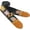 Black, variant on CoCoMangos Guitar Strap, Crochet Flower Cotton Acoustic Electric Guitar Straps, Bass Guitar Strap Adjustable with Leather Ends