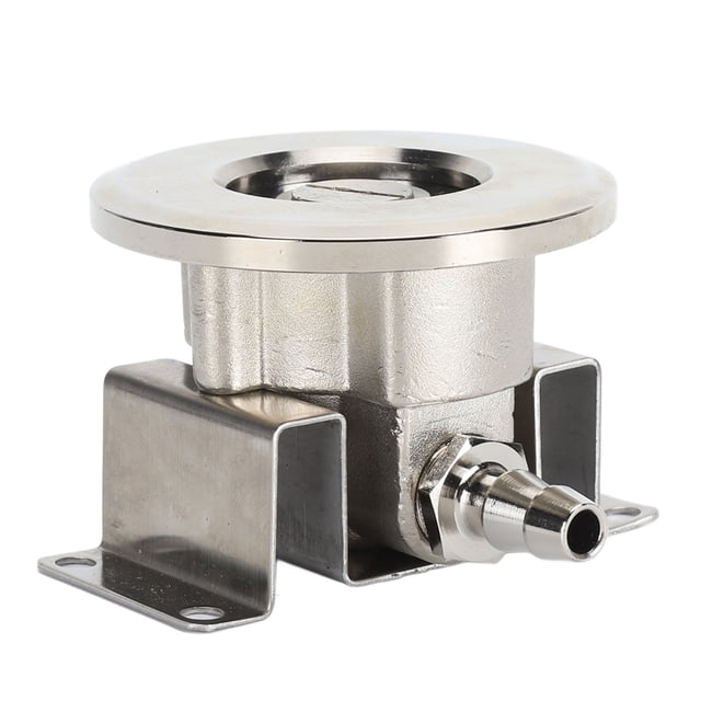 Beer Barrel Cleaning Adapter, Stainless Steel Portable Beer Keg Coupler Cleaning Adapter for Bar