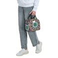 thumbnail image 6 of KLL Colorful With Blue Oriental Print Insulated Lunch Bag Women, Reusable Cute Tote Lunch Box for Adult & Men, Leakproof Cooler Lunch Bags for Work Office Travel Picnic, 6 of 6
