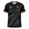 thumbnail image 6 of 2026 Mexico Soccer Jersey for Men, V Neck Short Sleeve Breathable Football Fan T Shirt, 6 of 7