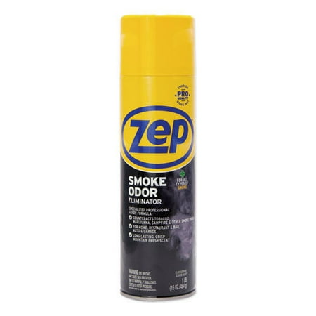 Zep Commercial ZUSOE16 16 oz. Spray Can Fresh Scent Smoke Odor Eliminator