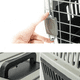 thumbnail image 5 of Transportín Gato Perro Pequeño Transportadora Portátil y Transpirable, Mascotas Accesorios, Transportín de Plástico, Regalo de Hueso de Caucho como Juguete para Perros, 5 of 5