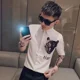 thumbnail image 5 of Camisa de hombre Hip Hop negra Camisas masculinas Gráficos geniales Tops de alta calidad Lujo Hipster Original Trendyol con cuello Xxl Estética, 5 of 5