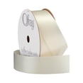 thumbnail image 1 of Offray Ribbon, Antique White 7/8 inch Single Face Satin Polyester Ribbon for Sewing, Crafts, and Gifting, 18 feet, 1 Each, 1 of 2