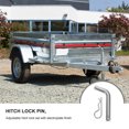 thumbnail image 5 of OATIPHO Trailer Locks For Hitches Iron Hitch Receiver 1 Set, 5 of 7