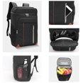 thumbnail image 3 of Mochila enfriadora ligera para acampar bolsa enfriadora para playa senderismo barbacoa color negro, 3 of 3
